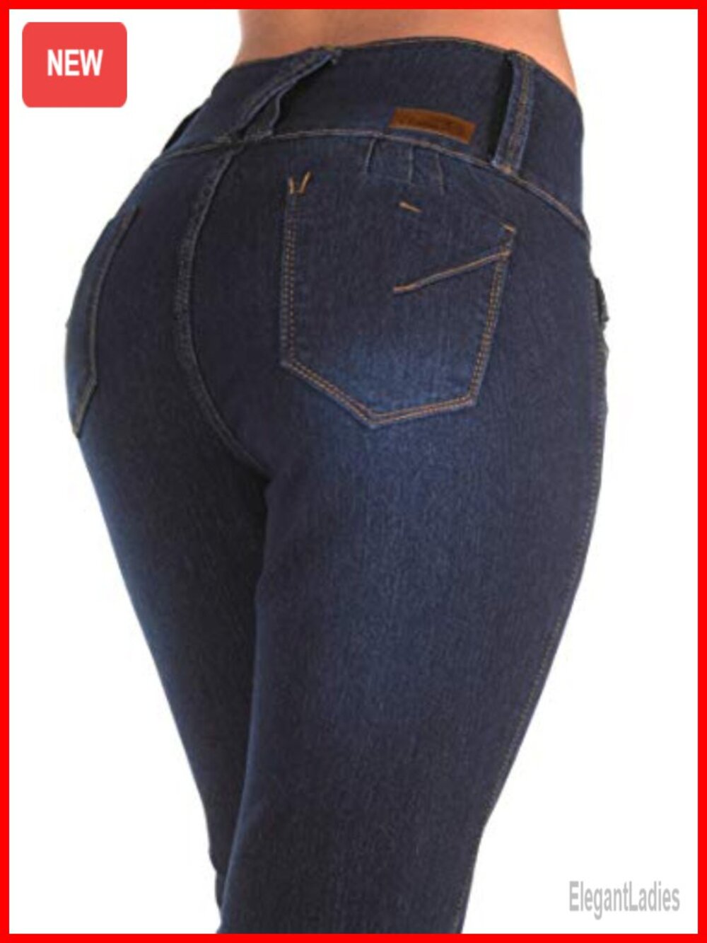 High Waist Boot Cut Butt Lifting Levanta Cola Jeans Stretch Denim